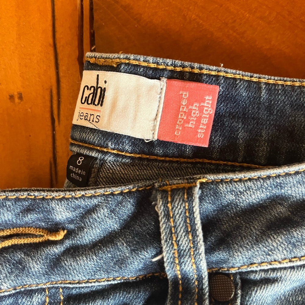 Cabi Cropped jeans sz 8 EUC